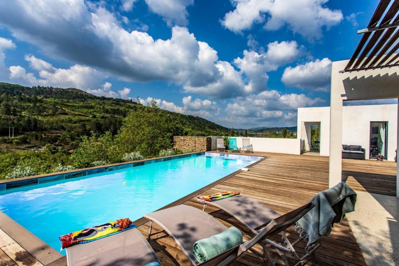 Villa Blanche, Contemporary, Cathars, Couiza, Carcassonne Eksteriør billede