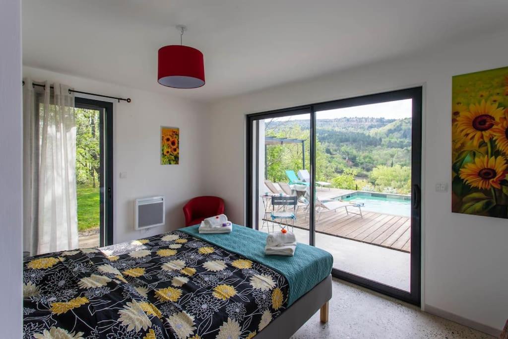 Villa Blanche, Contemporary, Cathars, Couiza, Carcassonne Eksteriør billede