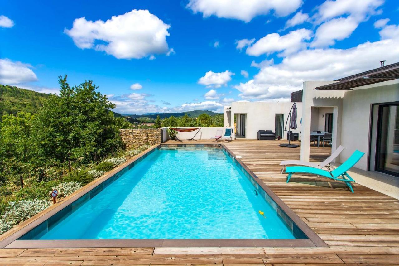 Villa Blanche, Contemporary, Cathars, Couiza, Carcassonne Eksteriør billede