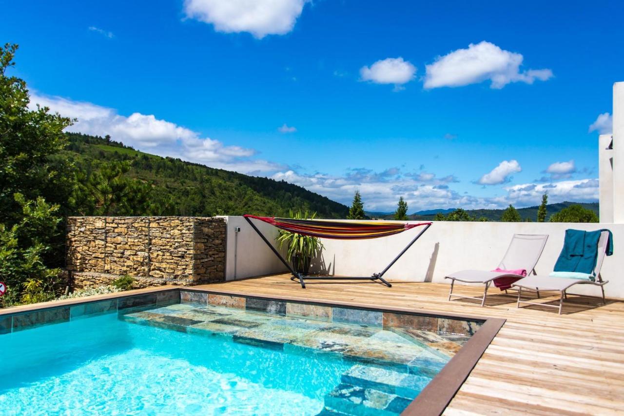Villa Blanche, Contemporary, Cathars, Couiza, Carcassonne Eksteriør billede