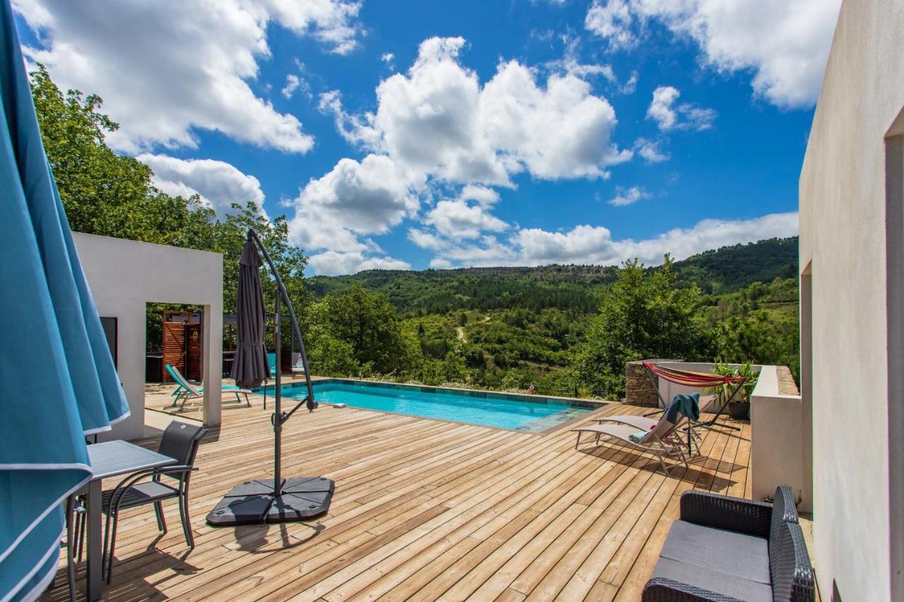 Villa Blanche, Contemporary, Cathars, Couiza, Carcassonne Eksteriør billede