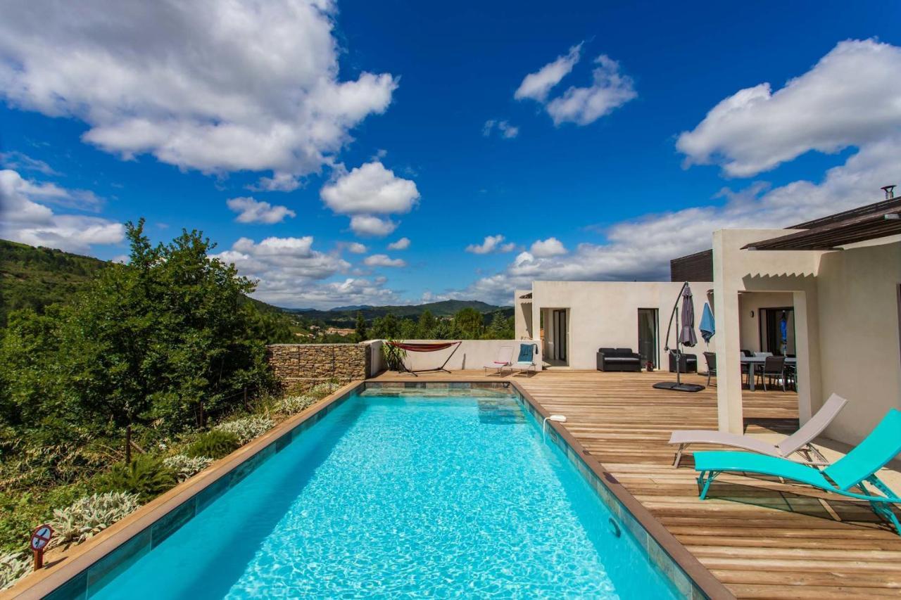 Villa Blanche, Contemporary, Cathars, Couiza, Carcassonne Eksteriør billede